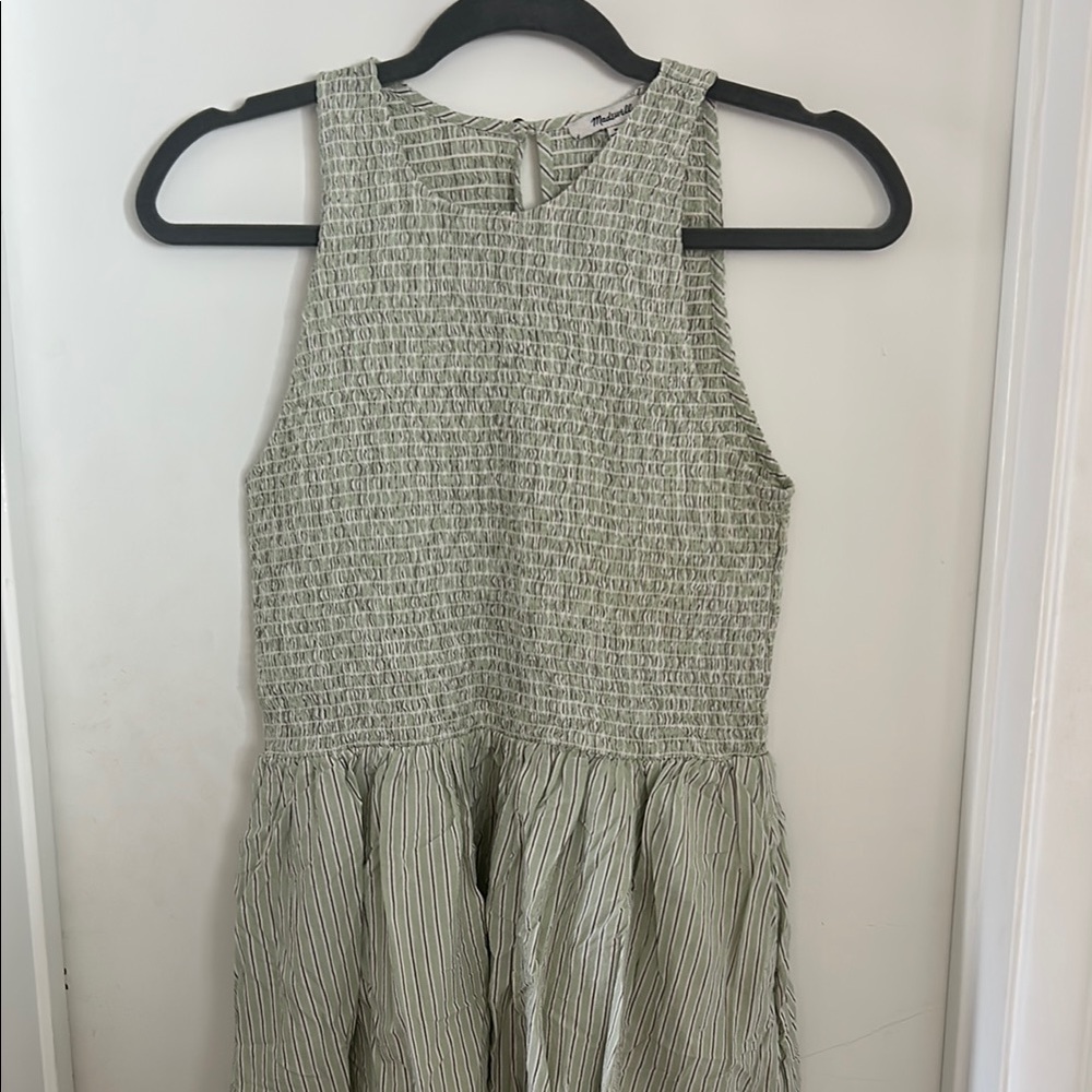 MADEWELL Scrunched Midi Dress
